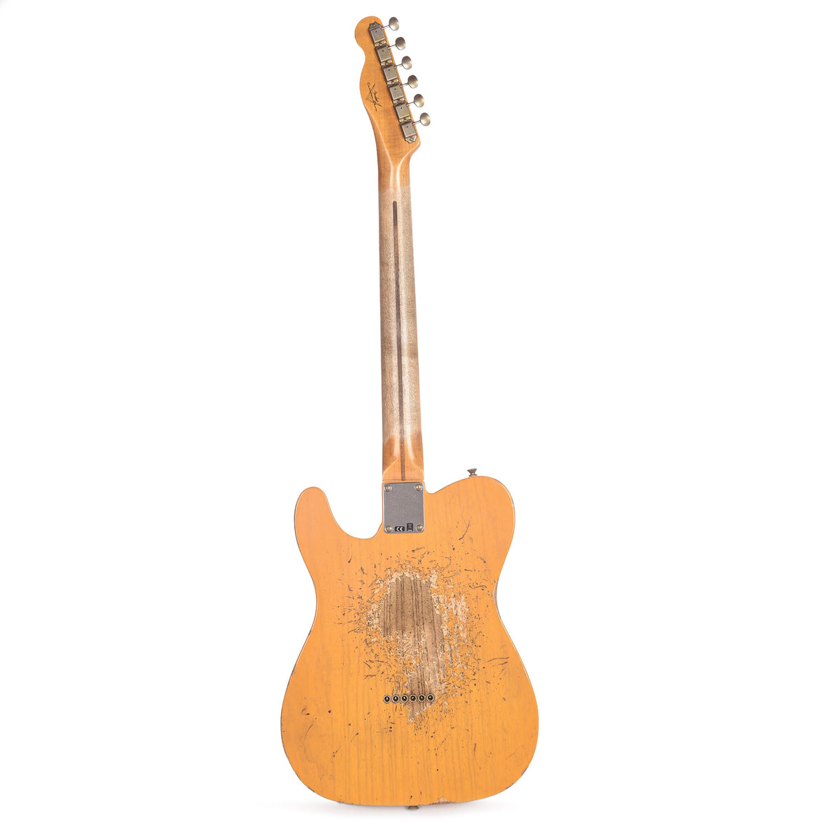 Fender Custom Shop 1952 Telecaster "Chicago Special" Heavy Relic Faded Butterscotch Blonde - View 5 | MusicMarket