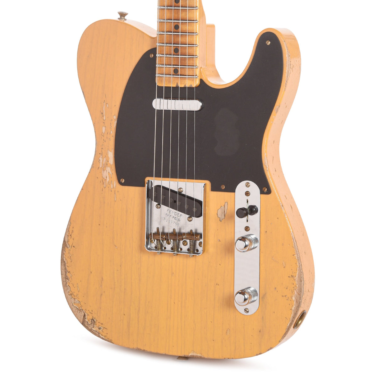 Fender Custom Shop 1952 Telecaster "Chicago Special" Heavy Relic Faded Butterscotch Blonde - View 2 | MusicMarket
