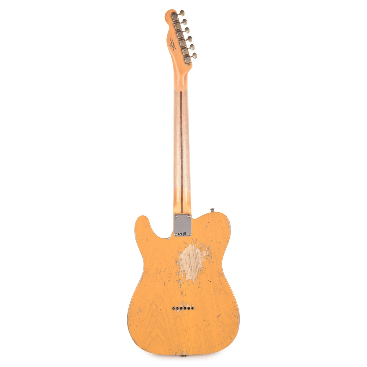 Fender Custom Shop 1952 Telecaster "Chicago Special" Heavy Relic Faded Butterscotch Blonde - View 5 | MusicMarket