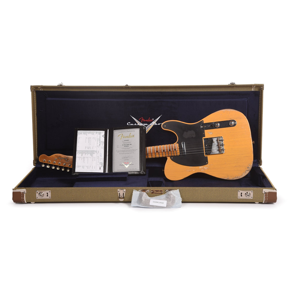 Fender Custom Shop 1952 Telecaster "Chicago Special" Heavy Relic Faded Butterscotch Blonde - View 9 | MusicMarket