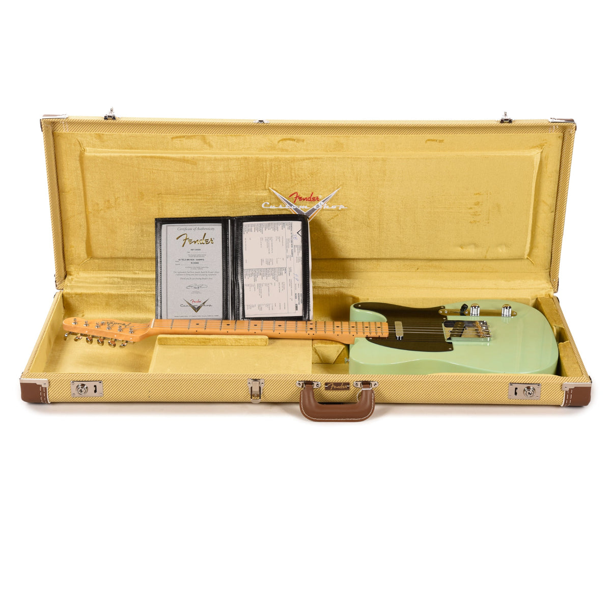 Fender Custom Shop 1952 Telecaster "Chicago Special" NOS Super Aged Surf Green - View 7 | MusicMarket