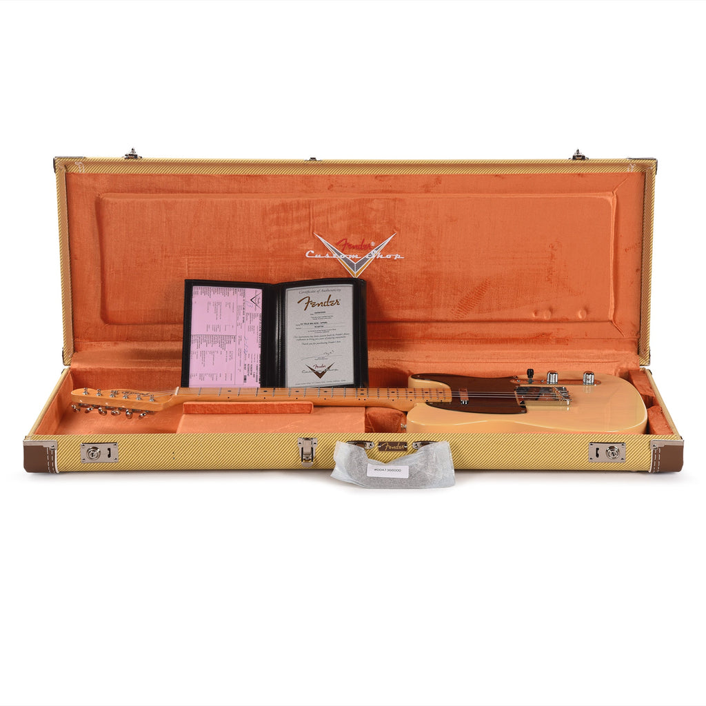 Fender Custom Shop 1952 Telecaster "Chicago Special" NOS Super Faded Nocaster Blonde - View 8 | MusicMarket