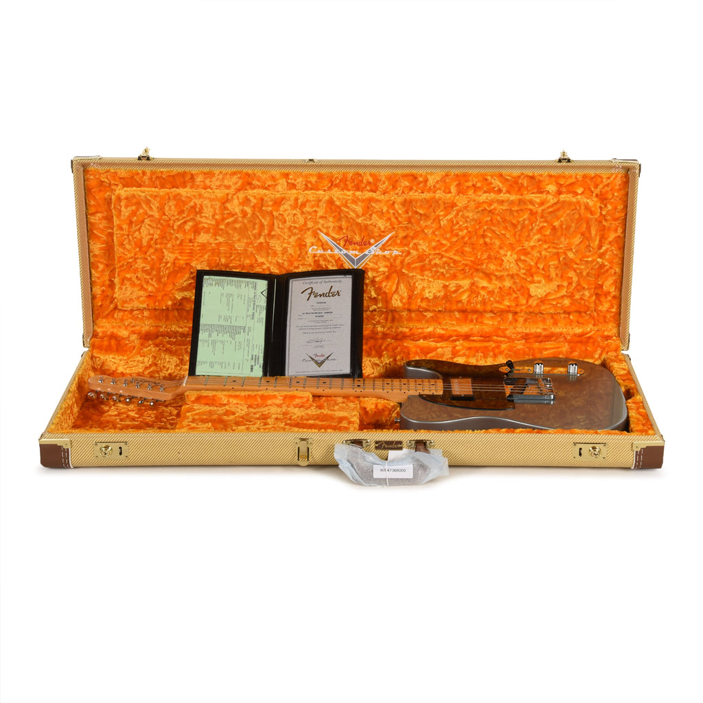 Fender Custom Shop 1952 Telecaster HS "Chicago Special" NOS Super Aged Blue Ice Metallic - View 8 | MusicMarket