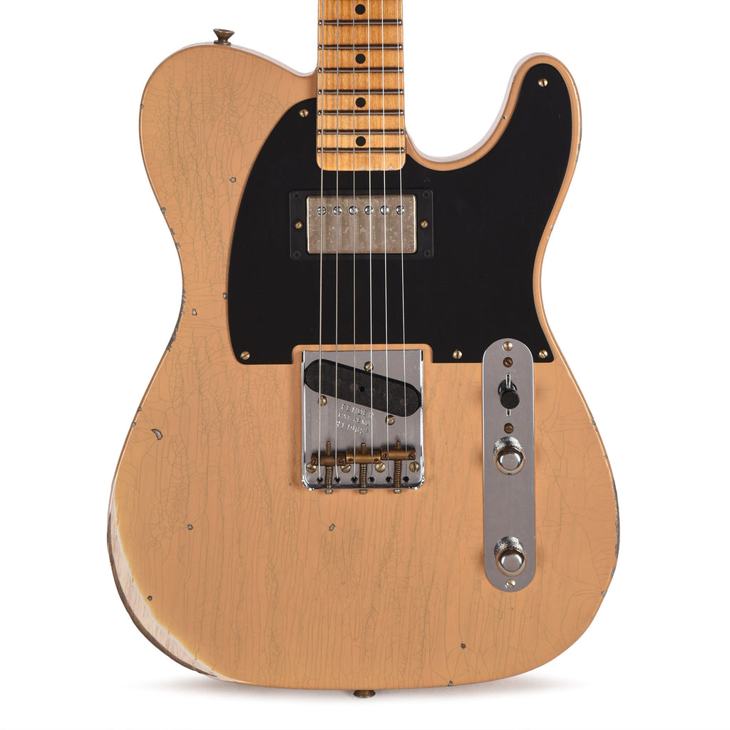 Fender Custom Shop 1952 Telecaster HS "Chicago Special" Relic Dirty Nocaster Blonde w/Duncan Antiquity - View 2 |
