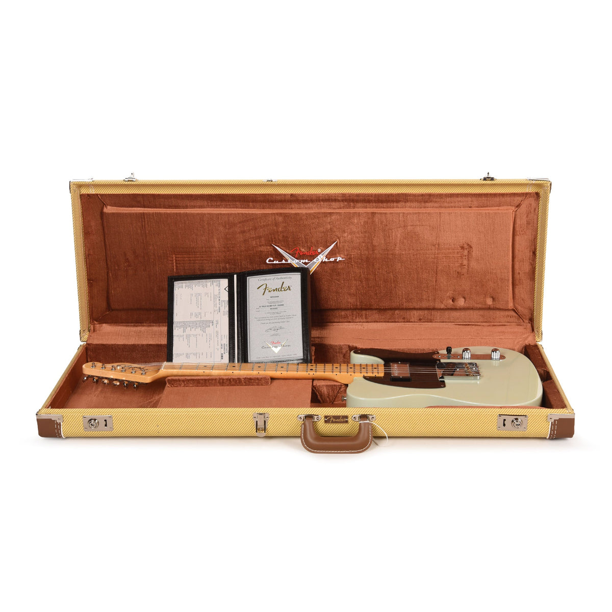 Fender Custom Shop 1952 Telecaster HS "Chicago Special" Time Capsule Super Aged Sonic Blue - View 8 | MusicMarket