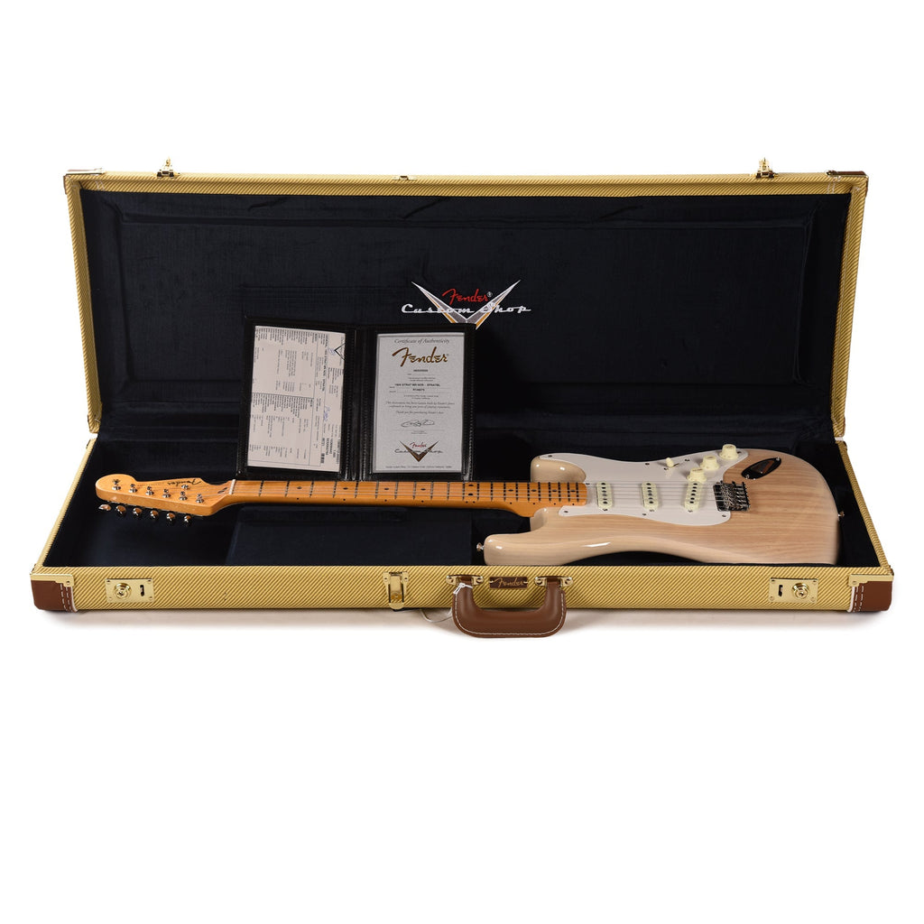 Fender Custom Shop 1955 Stratocaster Hardtail "Chicago Special" NOS Super Faded Natural Blonde - View 8 | MusicMarket