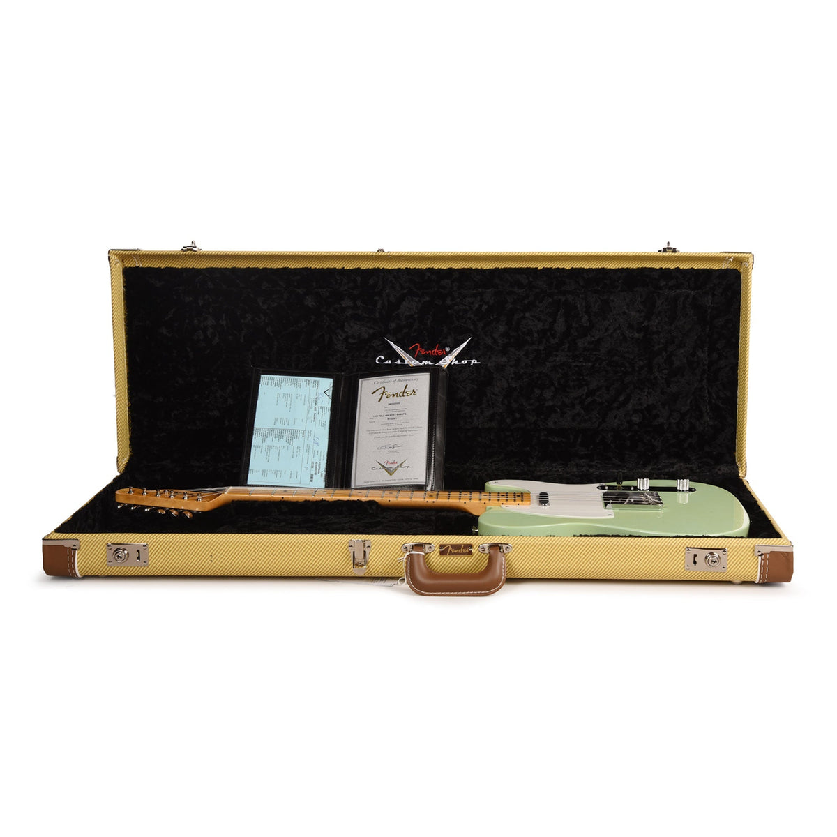 Fender Custom Shop 1955 Telecaster "Chicago Special" NOS Super Aged Surf Green - View 8 | MusicMarket