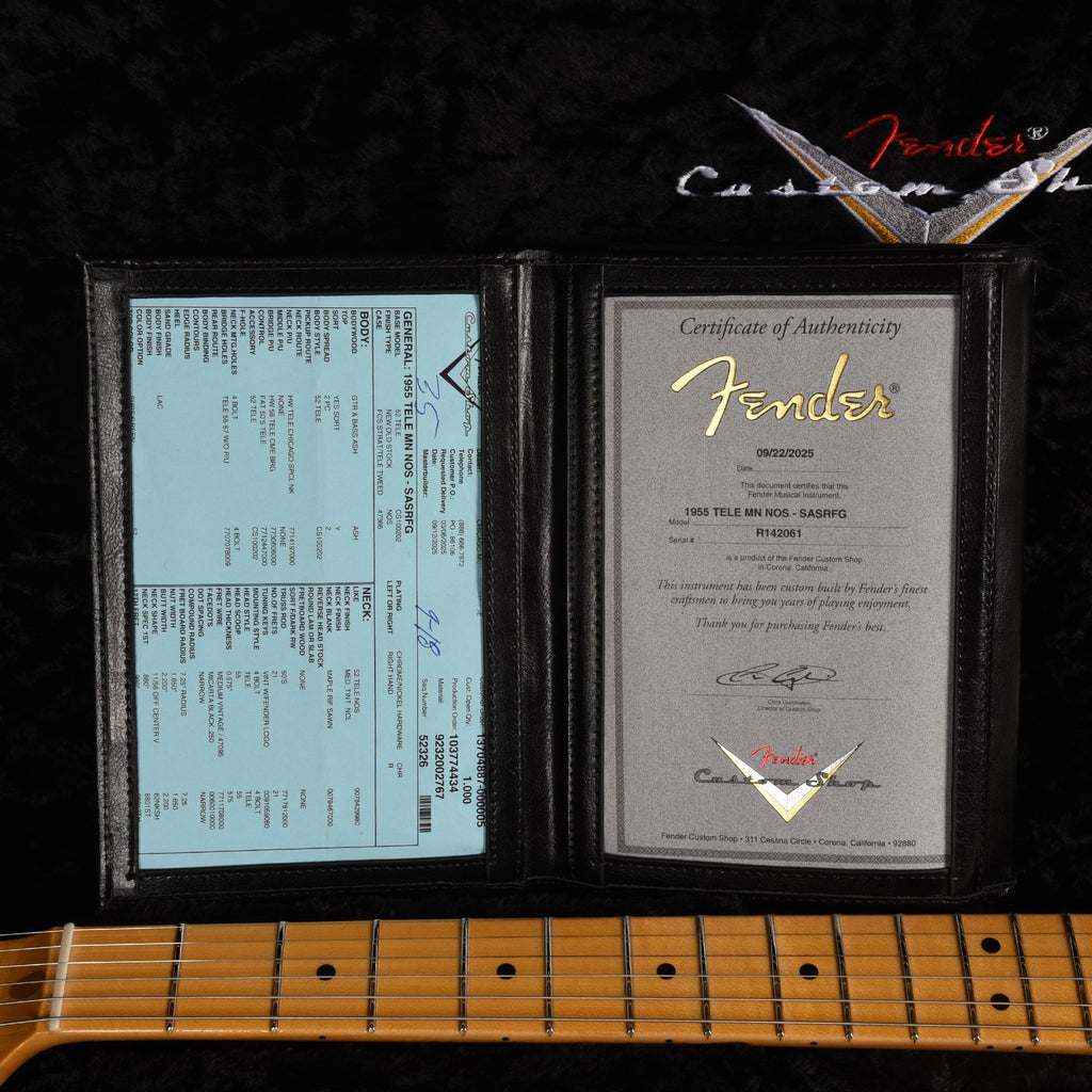 Fender Custom Shop 1955 Telecaster "Chicago Special" NOS Super Aged Surf Green - View 9 | MusicMarket