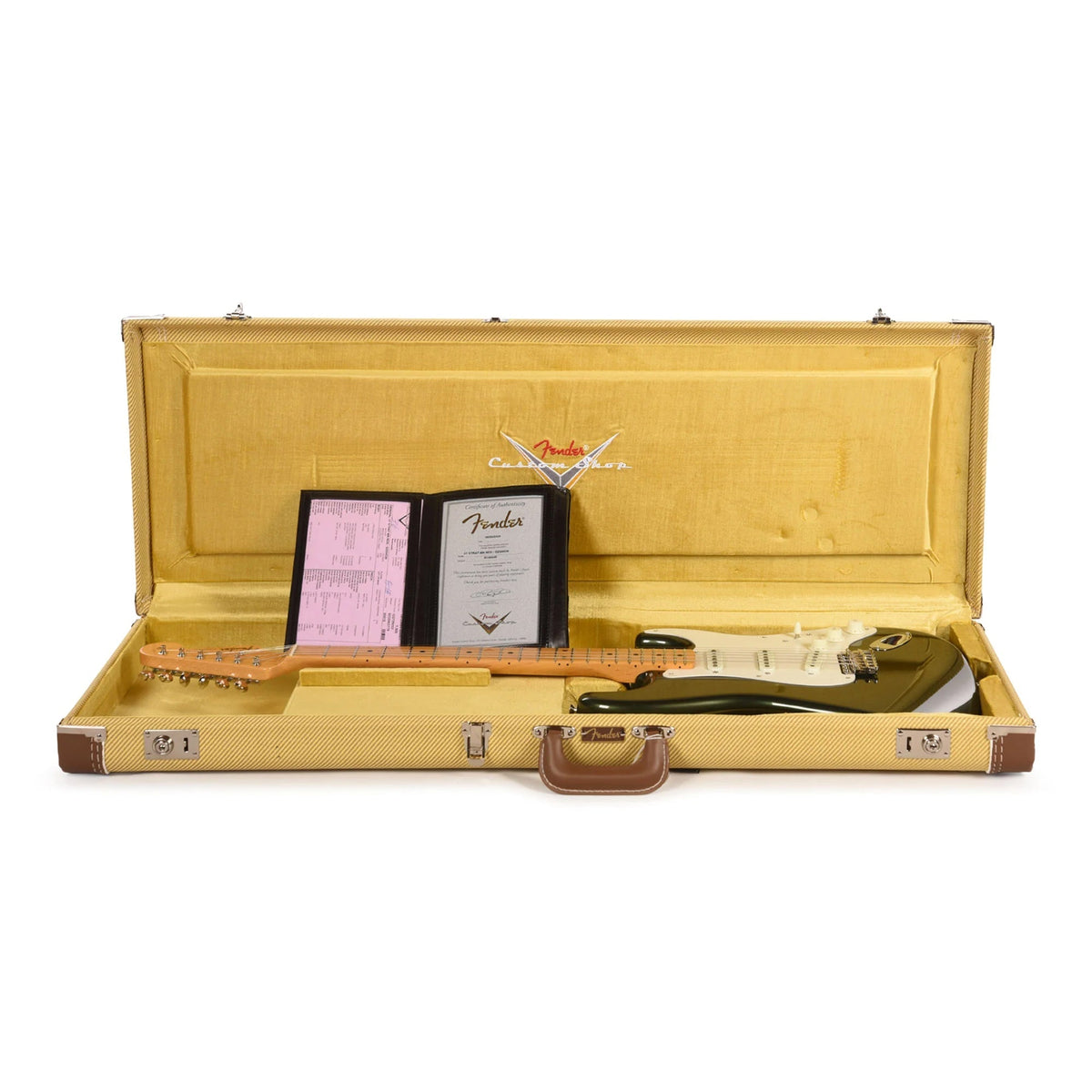 Fender Custom Shop 1957 Stratocaster "Chicago Special" NOS Super Dirty Sherwood Green Metallic - View 8 | MusicMarket