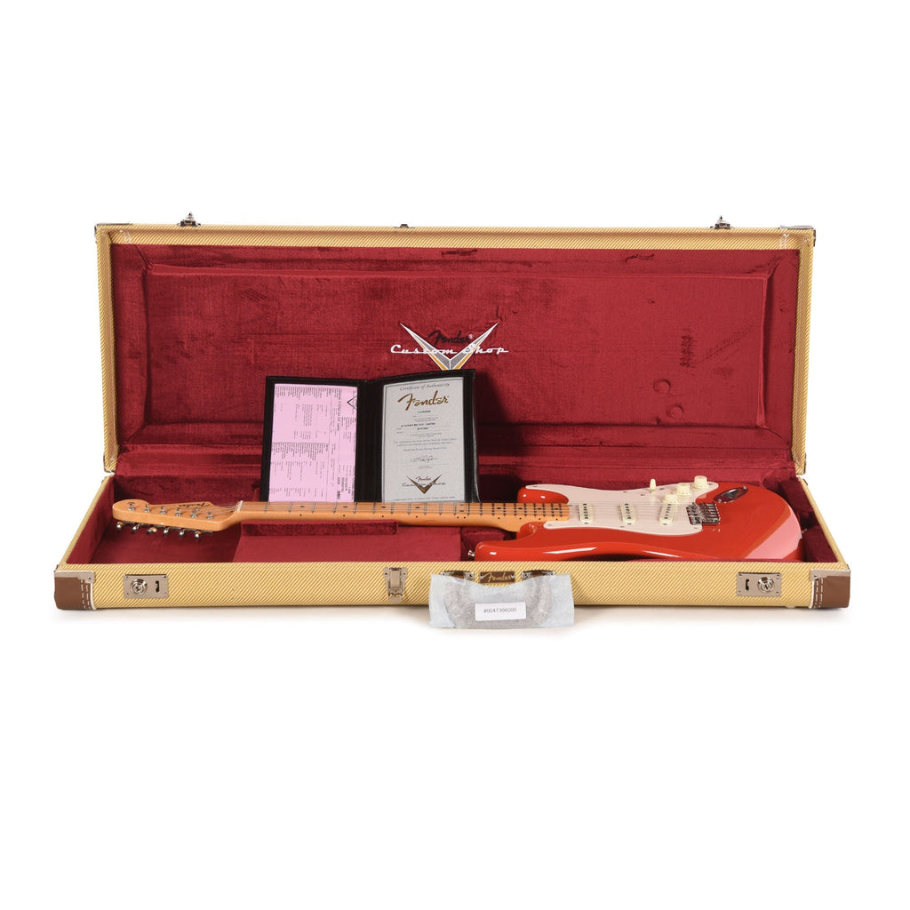 Fender Custom Shop 1957 Stratocaster "Chicago Special" Time Capsule Super Aged Fiesta Red - View 8 | MusicMarket