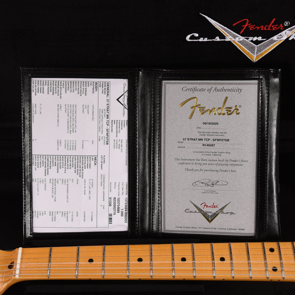 Fender Custom Shop 1957 Stratocaster "Chicago Special" Time Capsule Super Faded Wide Fade 2-Color Sunburst - View