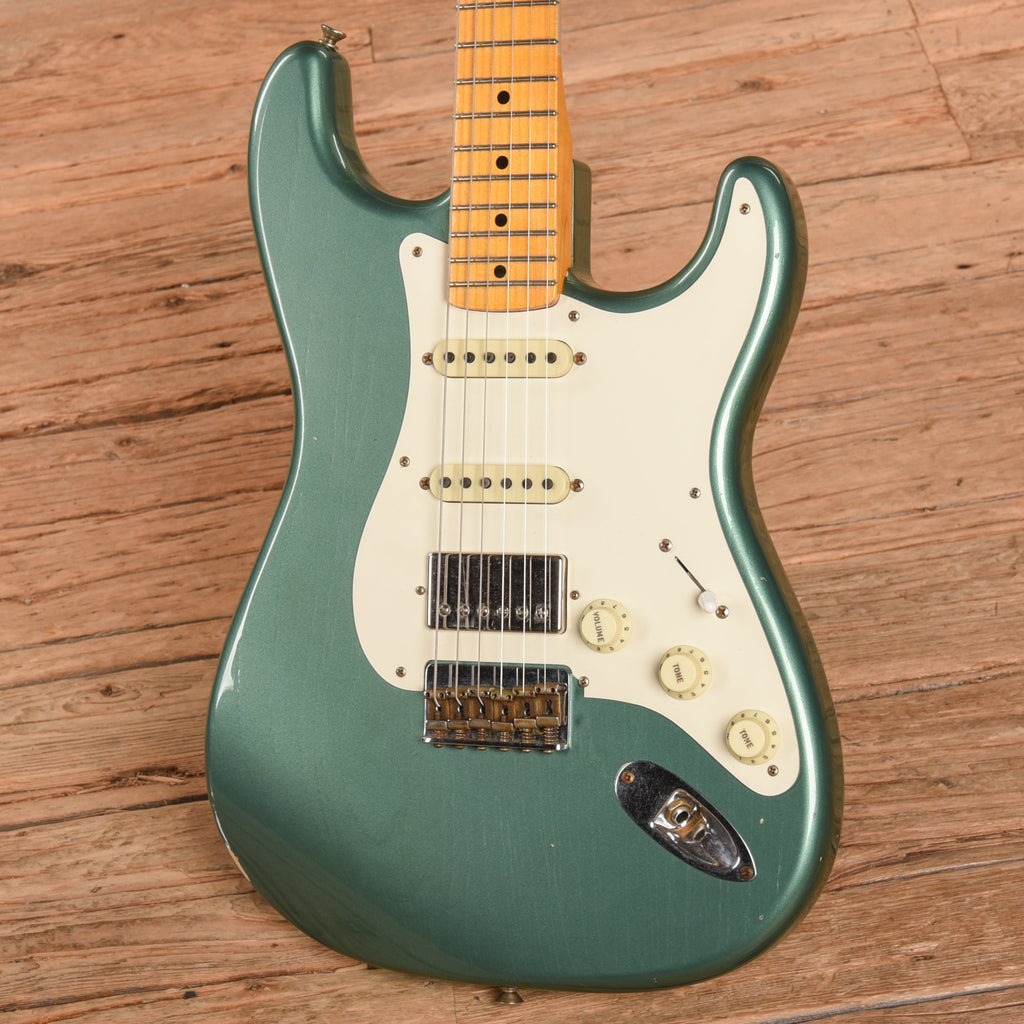 Fender Custom Shop 1957 Stratocaster Hardtail HSS "Chicago Special" Journeyman Relic Aged Sherwood Green - View 2