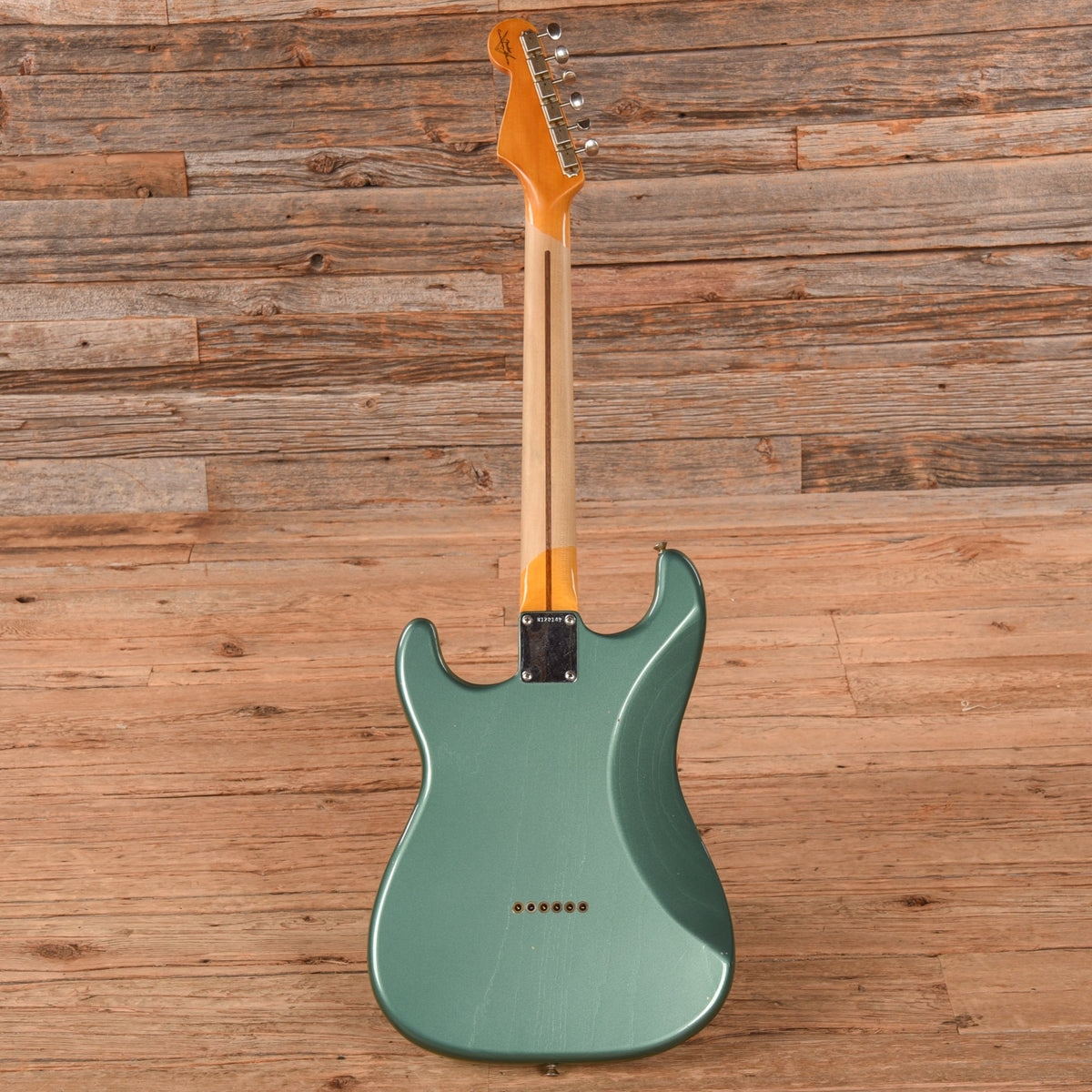 Fender Custom Shop 1957 Stratocaster Hardtail HSS "Chicago Special" Journeyman Relic Aged Sherwood Green - View 5
