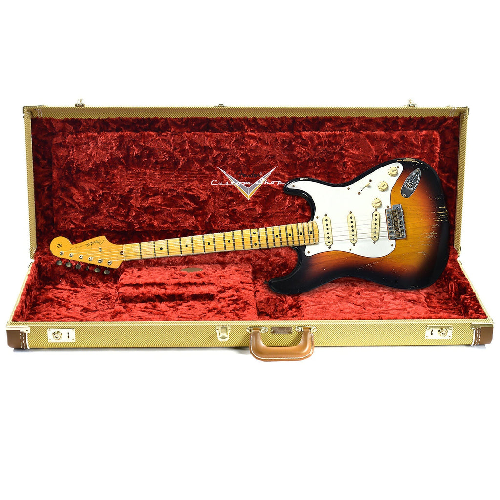 Fender Custom Shop 1958 Stratocaster 3-Tone Sunburst Master Built by Dennis Galuszka - View 9 | MusicMarket
