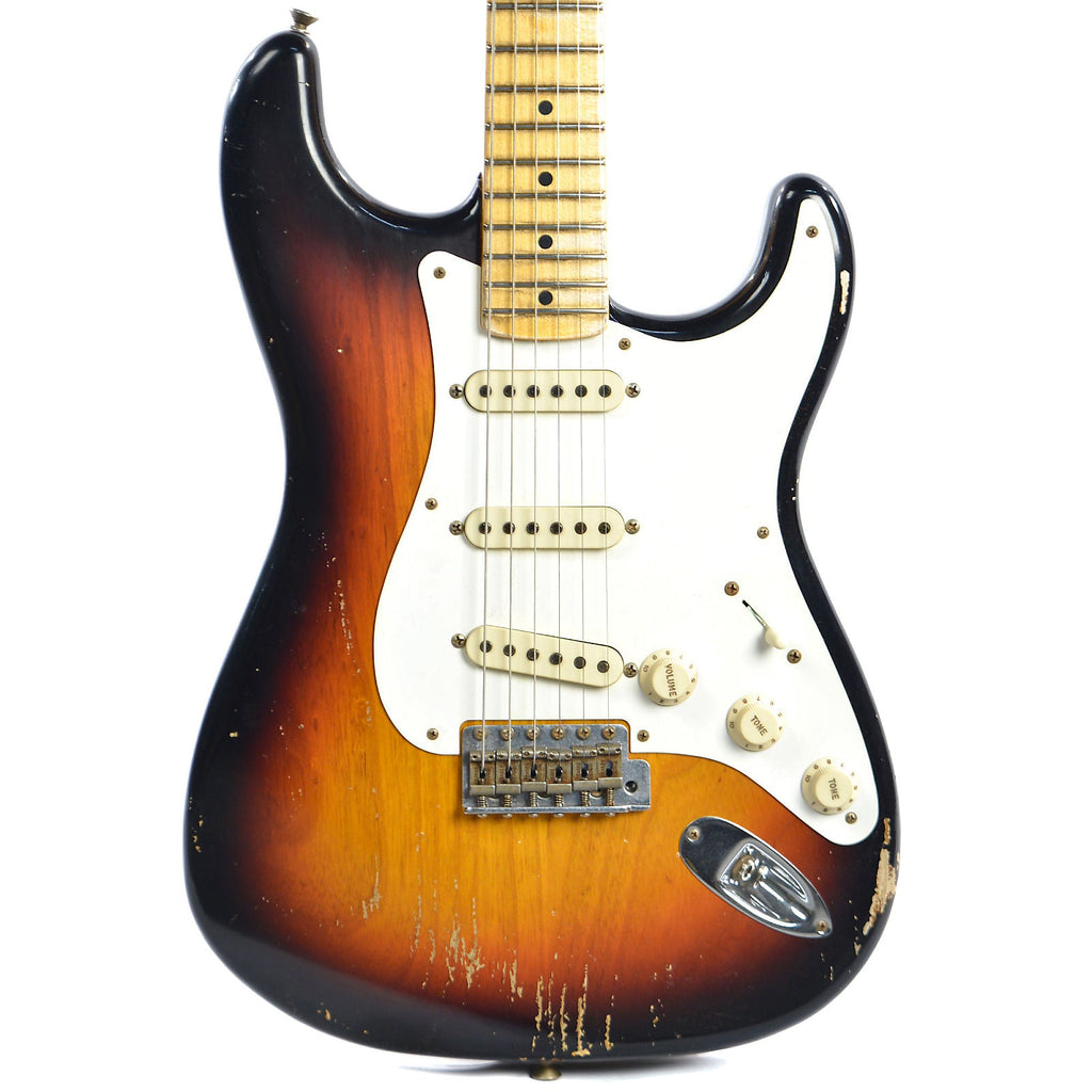 Fender Custom Shop 1958 Stratocaster 3-Tone Sunburst Master Built by Dennis Galuszka - MusicMarket