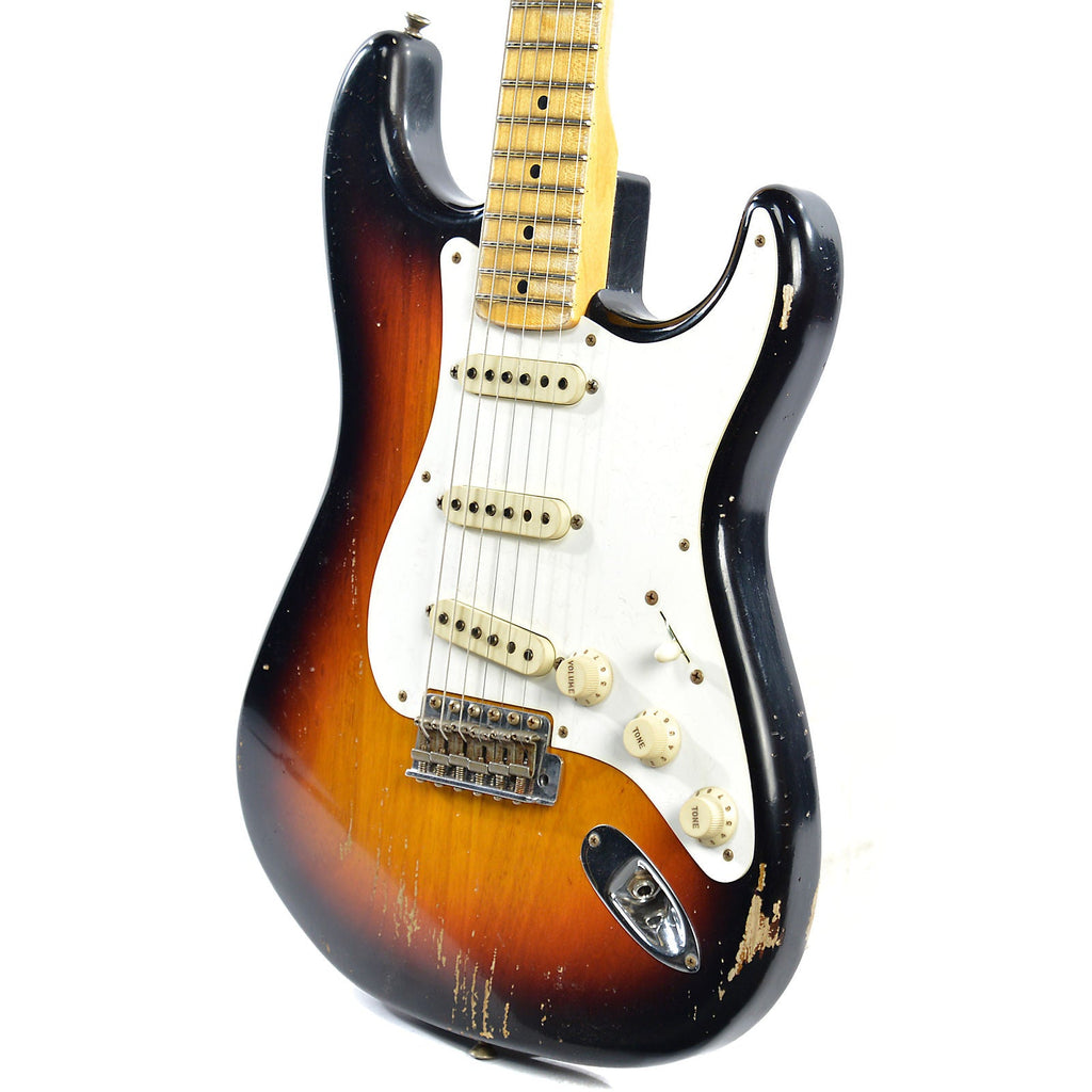 Fender Custom Shop 1958 Stratocaster 3-Tone Sunburst Master Built by Dennis Galuszka - View 2 | MusicMarket