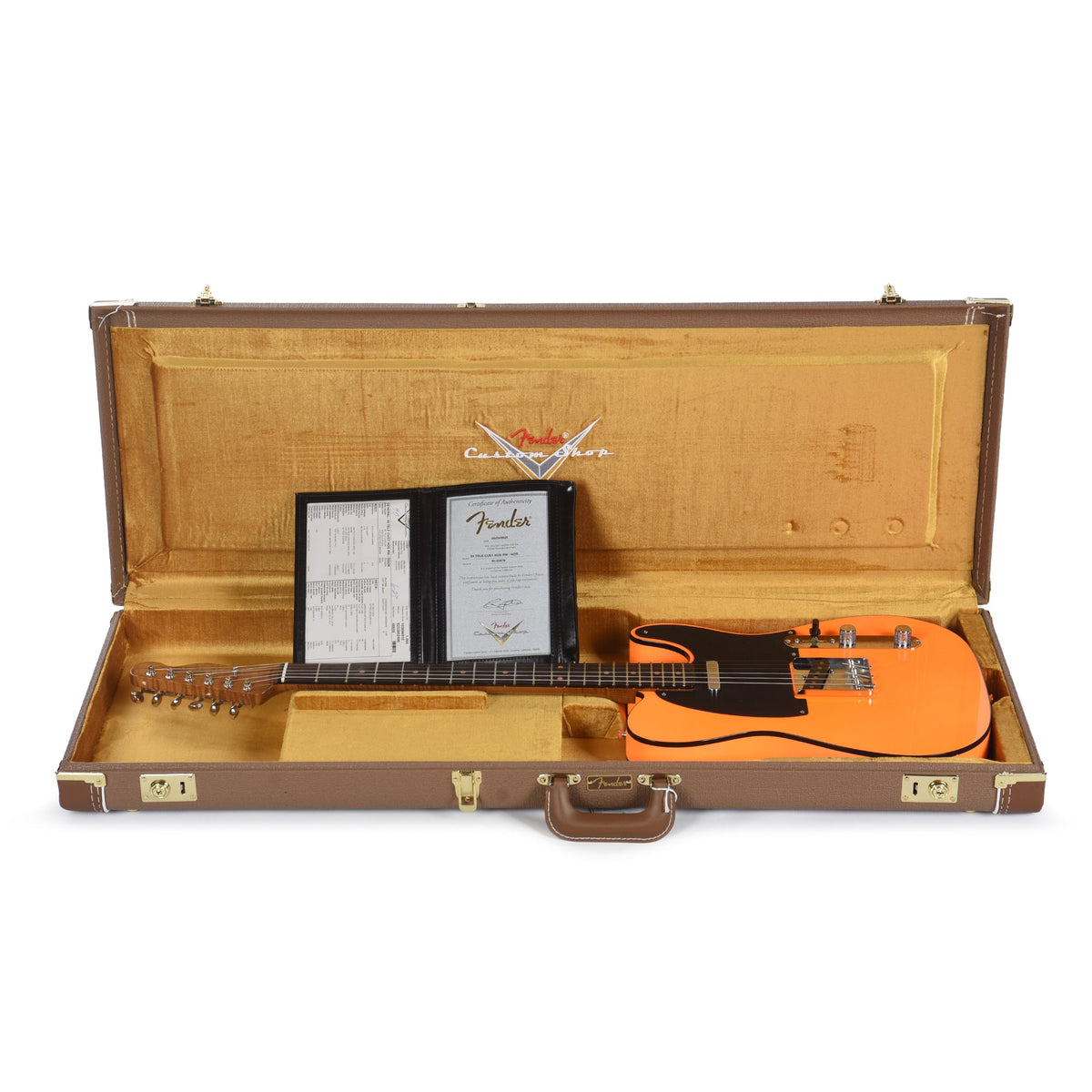 Fender Custom Shop 1959 Custom Telecaster "Chicago Special" NOS Fluorescent Orange - View 8 | MusicMarket