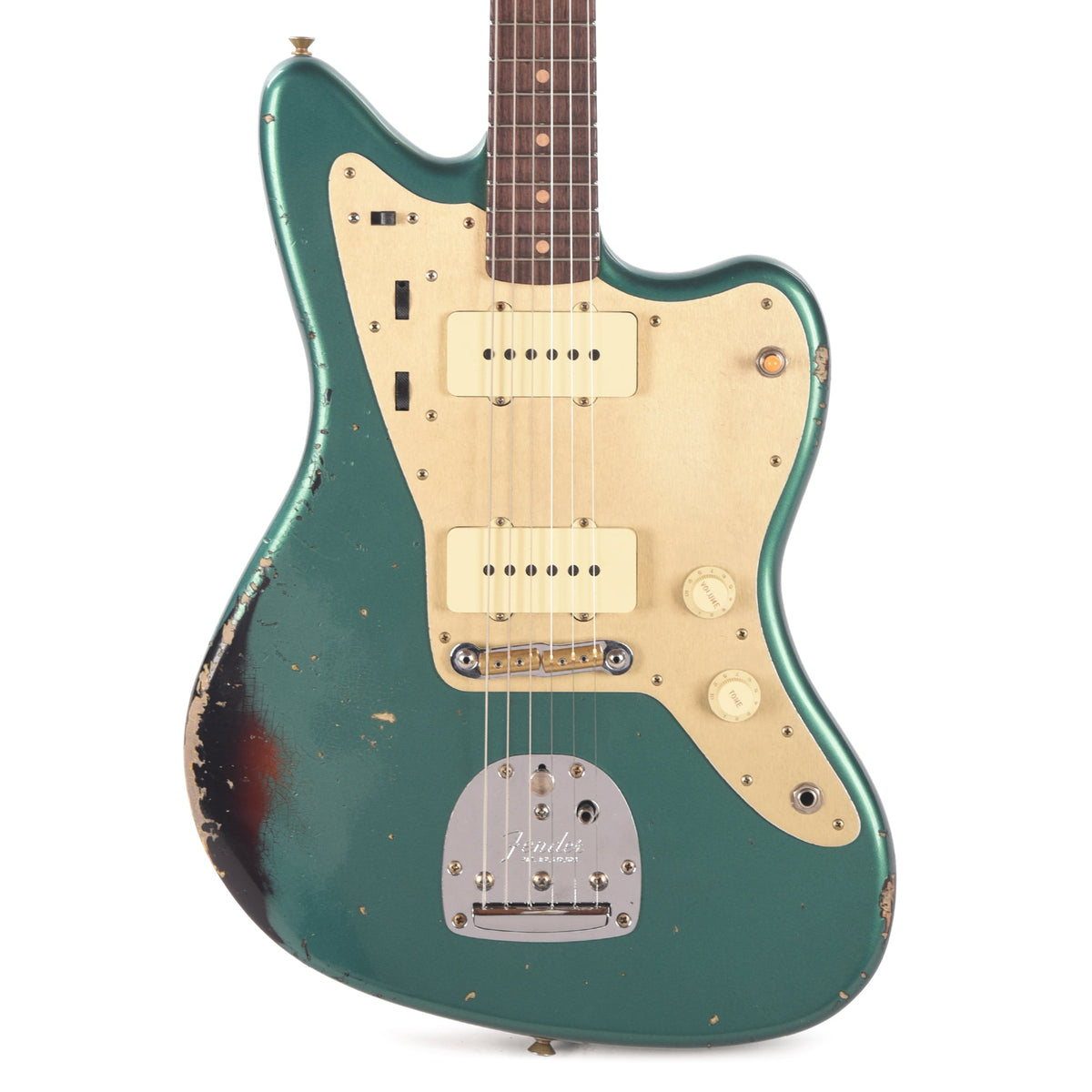 Fender Custom Shop 1959 Jazzmaster "Chicago Special" Relic British Racing Green over Wide Fade 3-Color Sunburst -