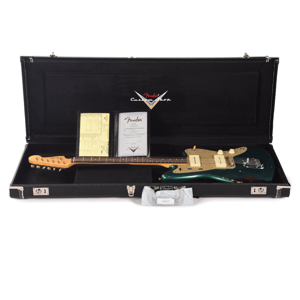 Fender Custom Shop 1959 Jazzmaster "Chicago Special" Relic British Racing Green over Wide Fade 3-Color Sunburst -
