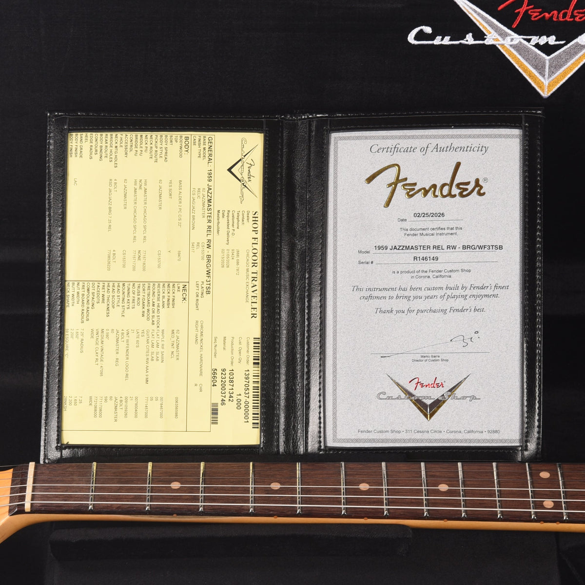 Fender Custom Shop 1959 Jazzmaster "Chicago Special" Relic British Racing Green over Wide Fade 3-Color Sunburst -