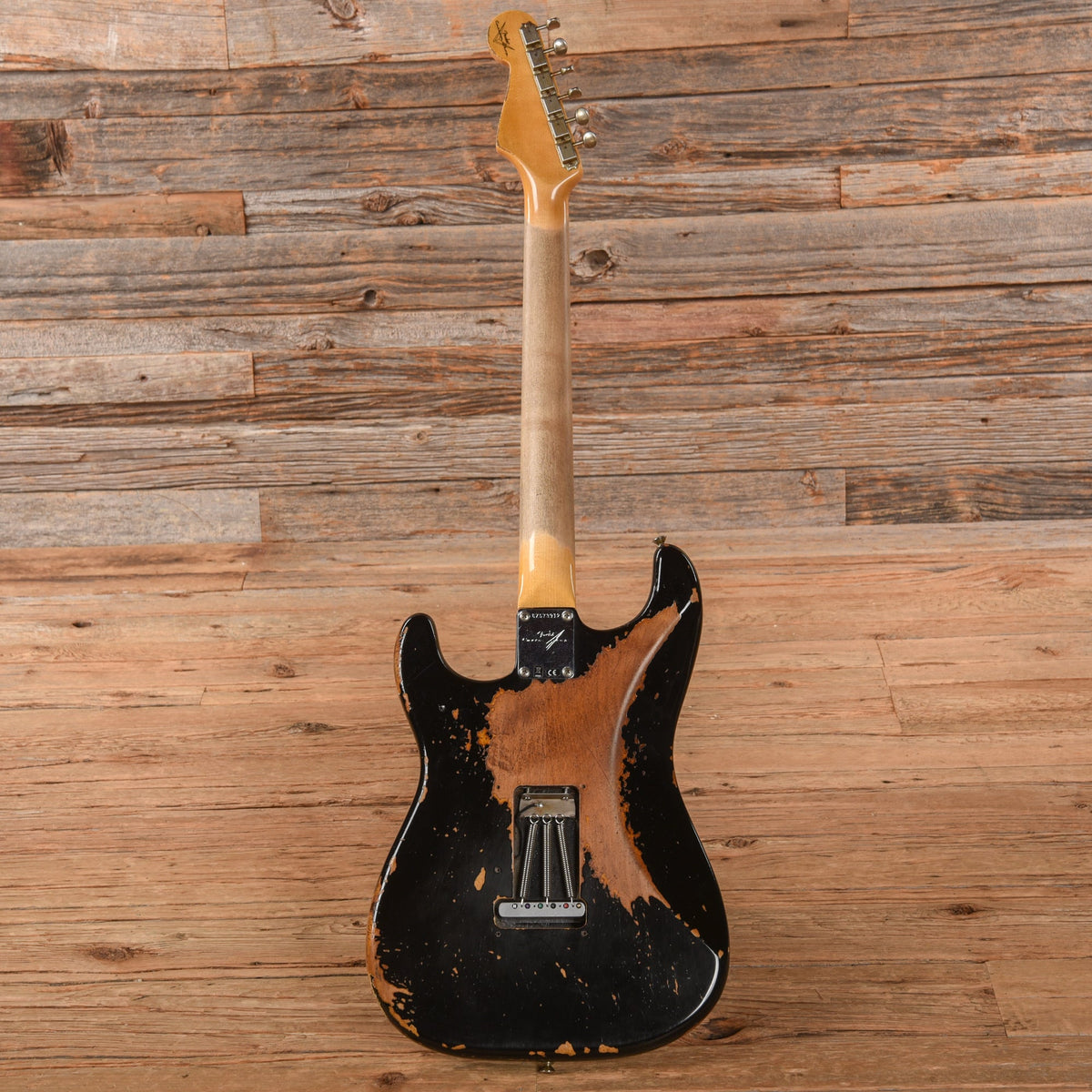 Fender Custom Shop 1960 Stratocaster Heavy Relic Black 2023 - View 5 | MusicMarket