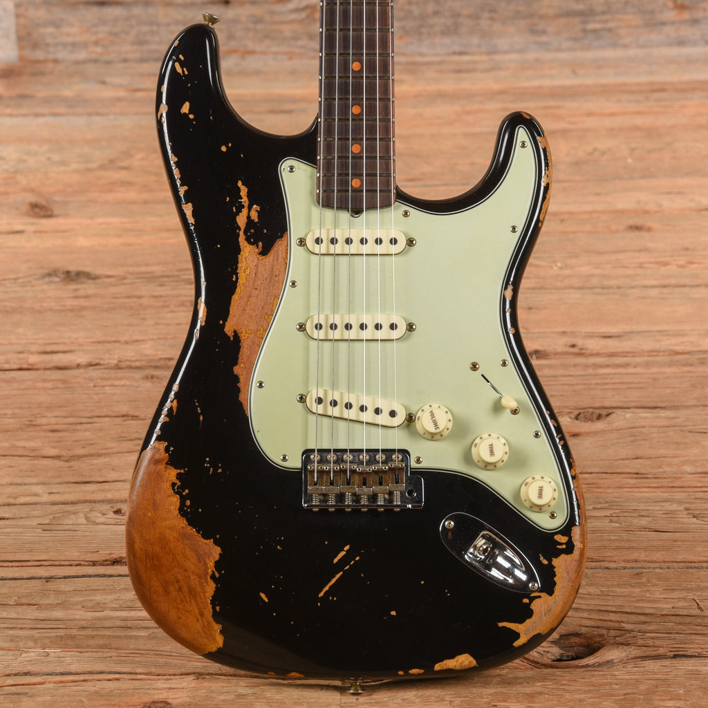 Fender Custom Shop 1960 Stratocaster Heavy Relic Black 2023 - MusicMarket
