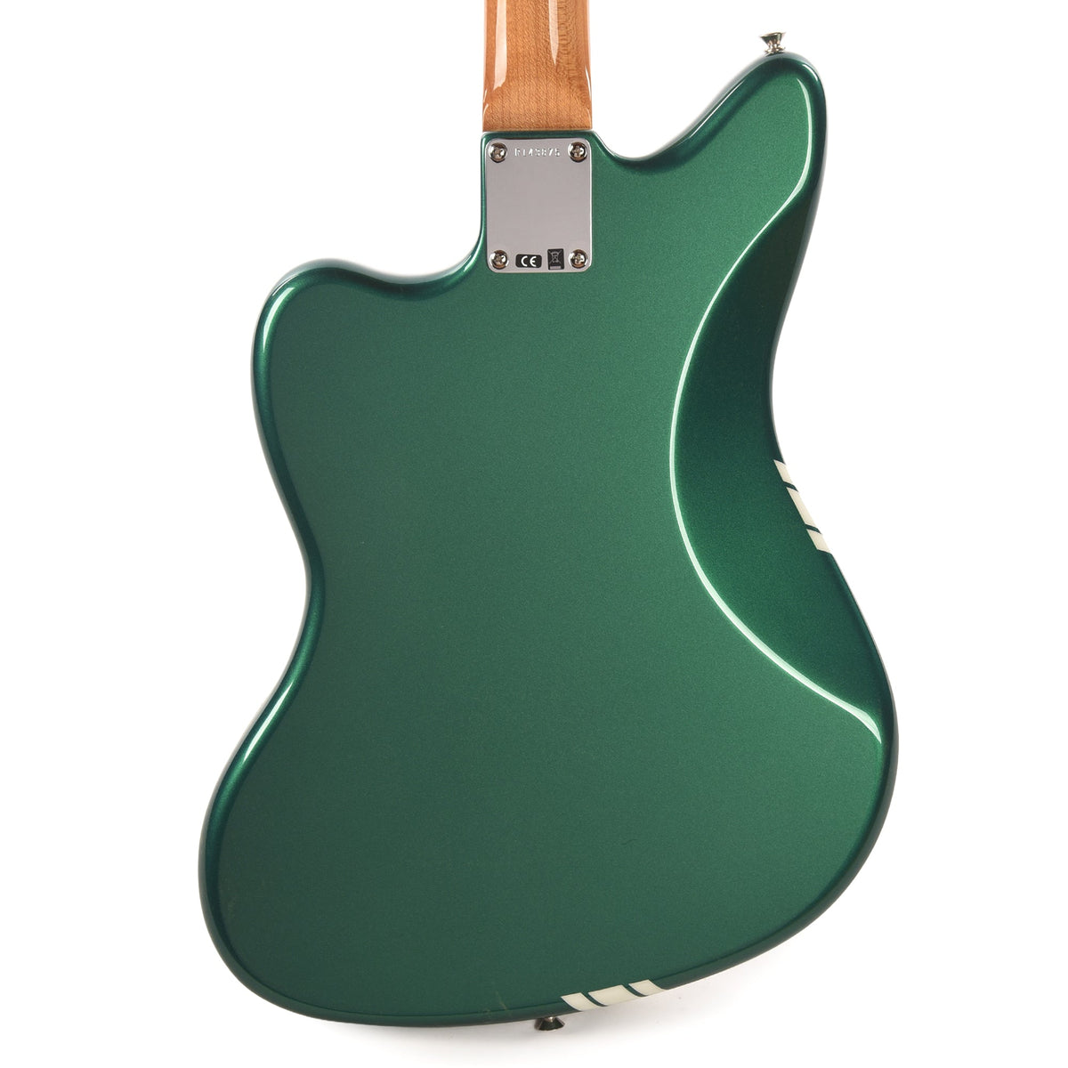 Fender Custom Shop 1962 Jazzmaster NOS British Racing Green w/Olympic White Competition Stripes - View 3 | MusicMarket