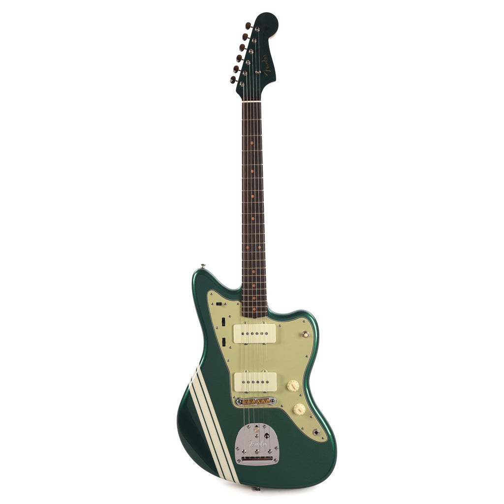 Fender Custom Shop 1962 Jazzmaster NOS British Racing Green w/Olympic White Competition Stripes - View 4 | MusicMarket