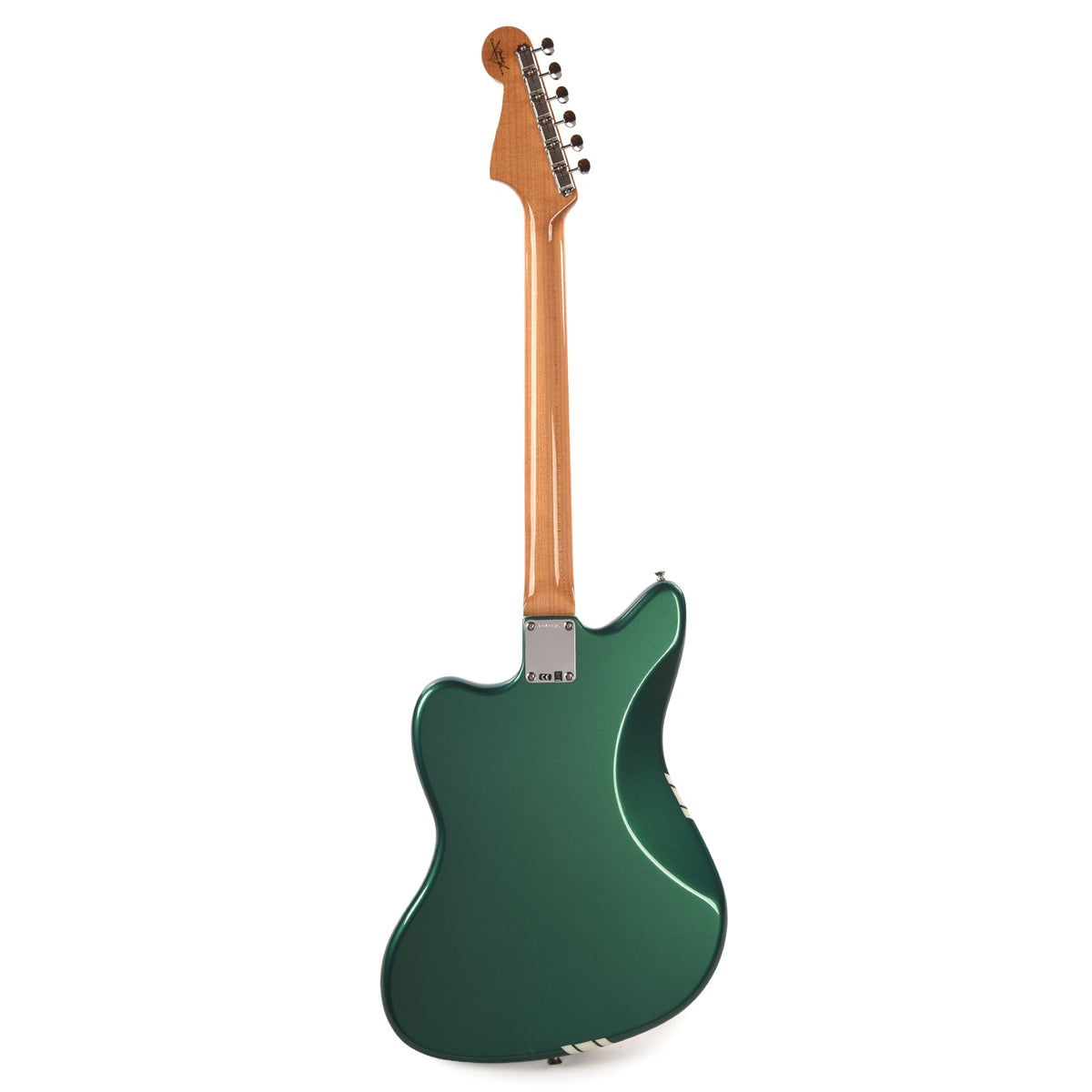 Fender Custom Shop 1962 Jazzmaster NOS British Racing Green w/Olympic White Competition Stripes - View 5 | MusicMarket