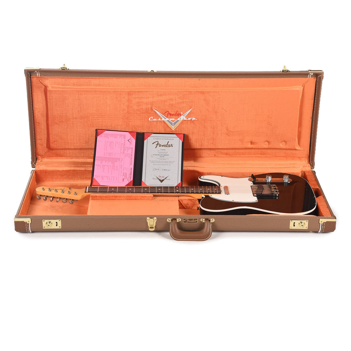 Fender Custom Shop 1963 Custom Telecaster Relic Black Master Built by David Brown w/Josefina Hand-Wound Pickups -
