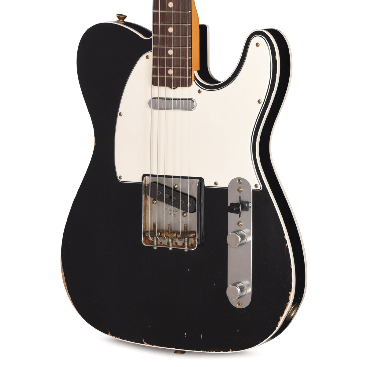Fender Custom Shop 1963 Custom Telecaster Relic Black Master Built by David Brown w/Josefina Hand-Wound Pickups -