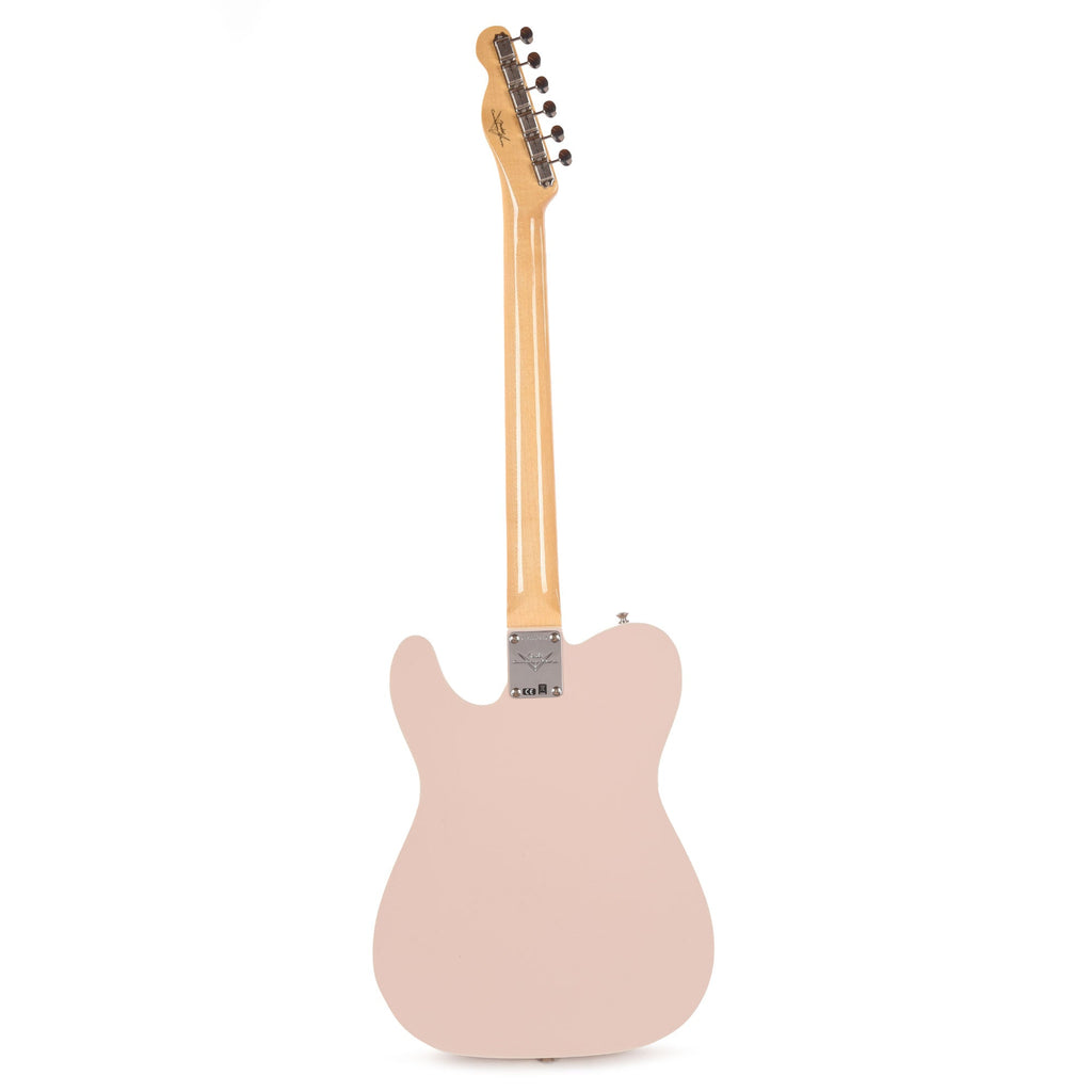 Fender Custom Shop 1963 Esquire Bigsby Deluxe Closet Classic Faded Shell Pink - View 5 | MusicMarket