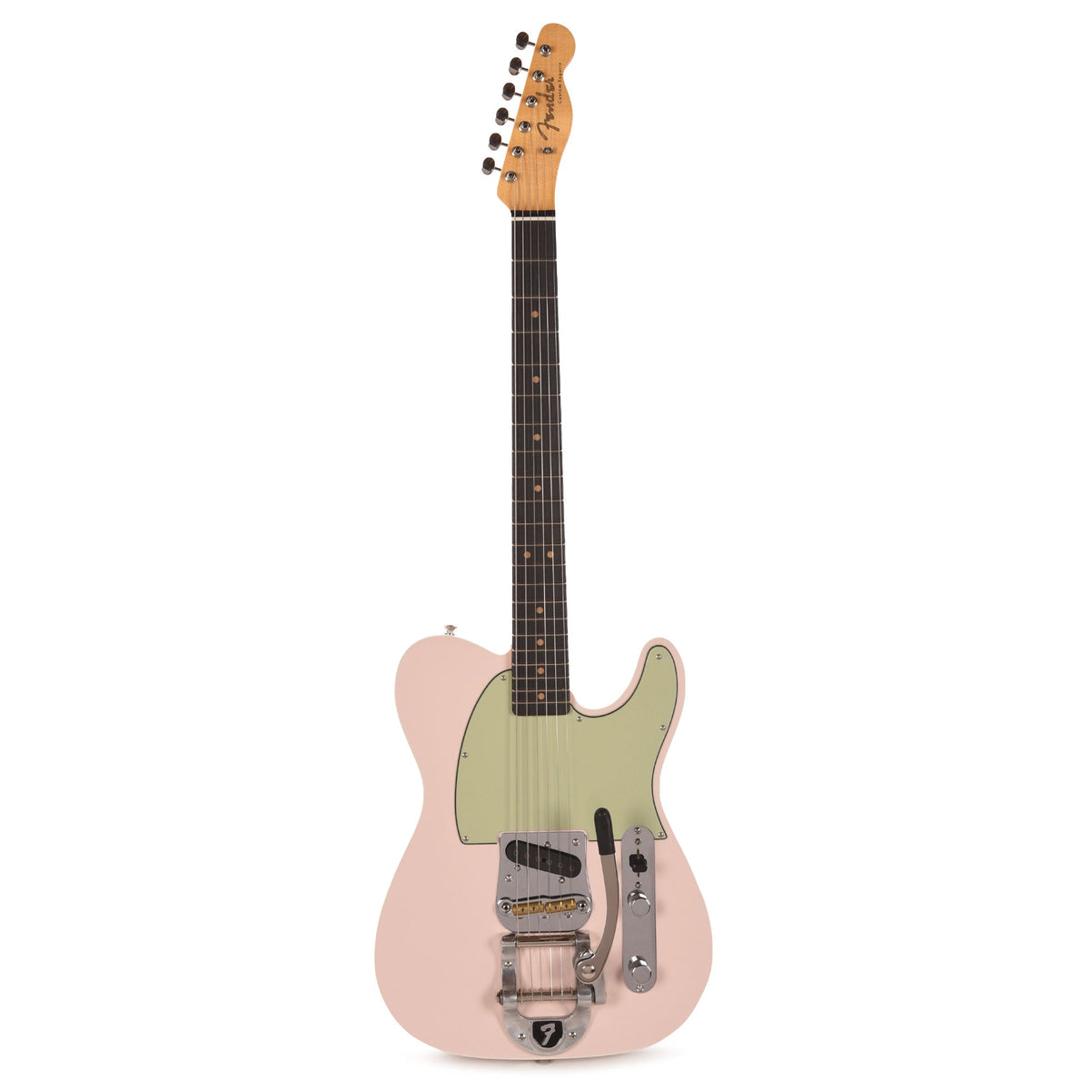 Fender Custom Shop 1963 Esquire Bigsby Deluxe Closet Classic Faded Shell Pink - View 4 | MusicMarket
