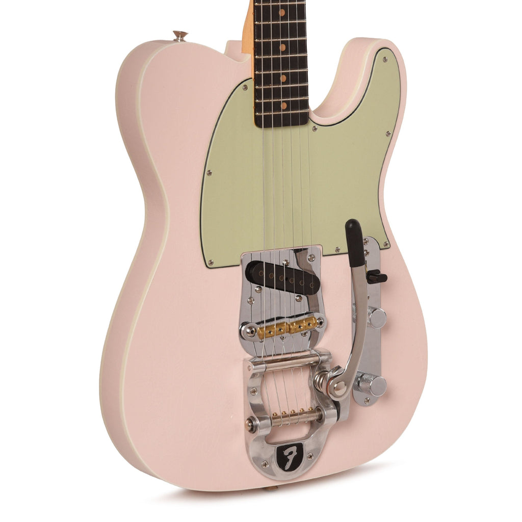Fender Custom Shop 1963 Esquire Bigsby Deluxe Closet Classic Faded Shell Pink - MusicMarket