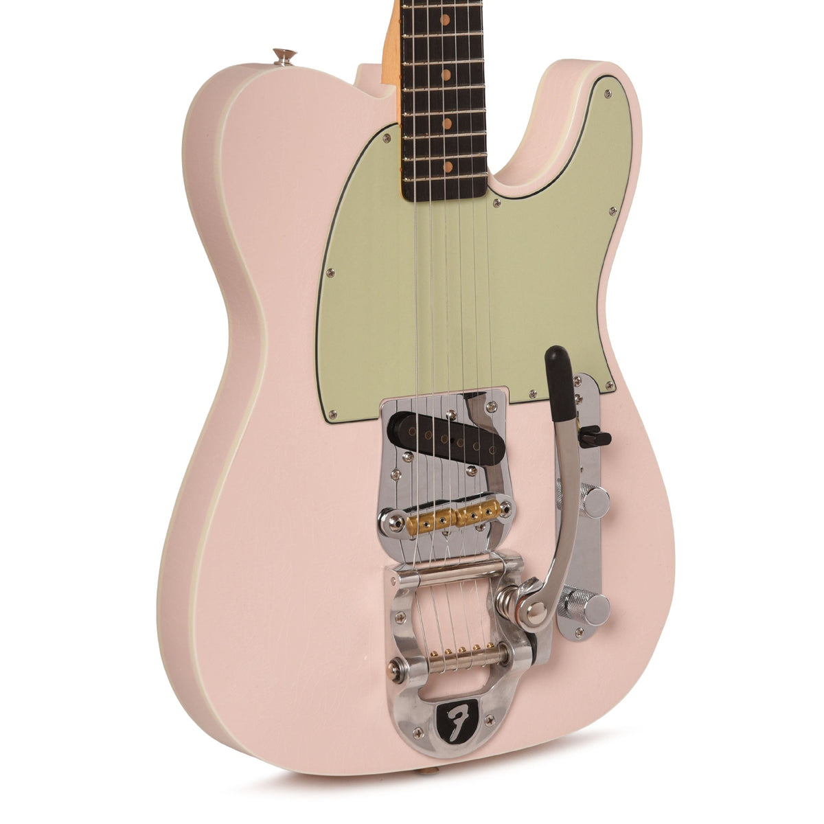 Fender Custom Shop 1963 Esquire Bigsby Deluxe Closet Classic Faded Shell Pink - MusicMarket