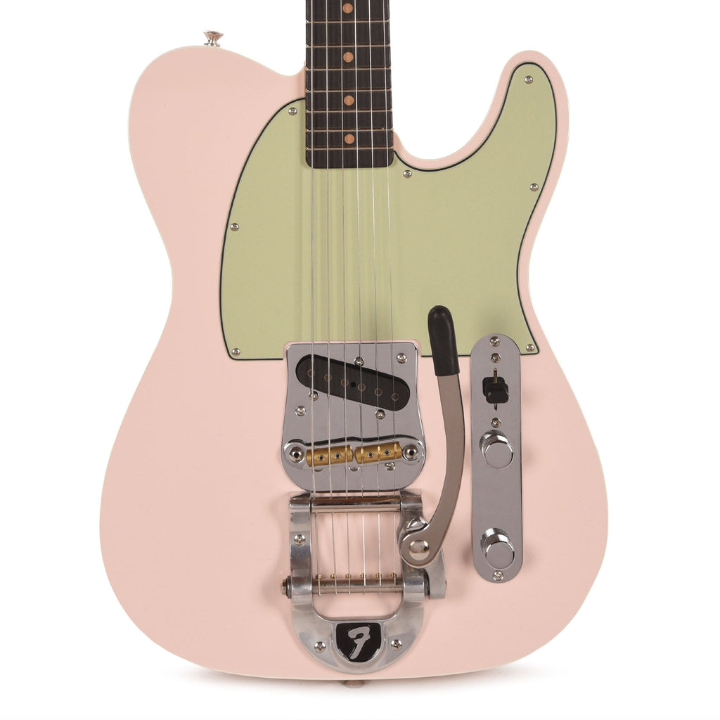 Fender Custom Shop 1963 Esquire Bigsby Deluxe Closet Classic Faded Shell Pink - View 2 | MusicMarket