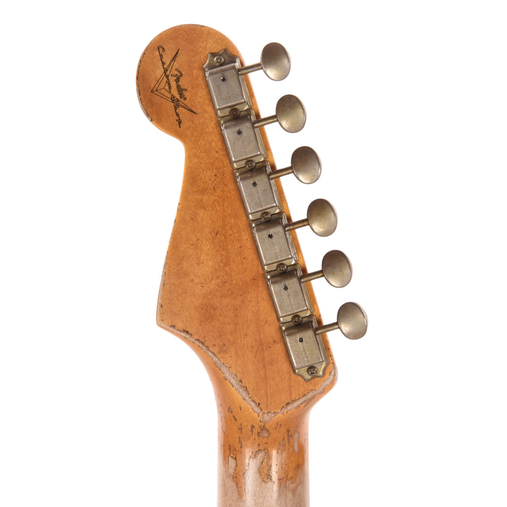 Fender Custom Shop 1965 Stratocaster Super Heavy Relic Super Faded Aged Firemist Silver over 3-Color Sunburst -