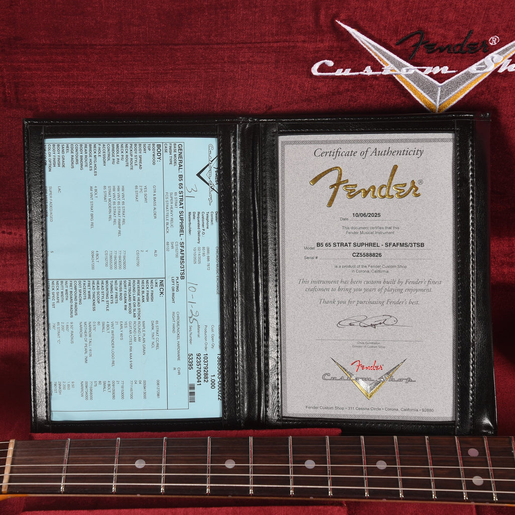Fender Custom Shop 1965 Stratocaster Super Heavy Relic Super Faded Aged Firemist Silver over 3-Color Sunburst -