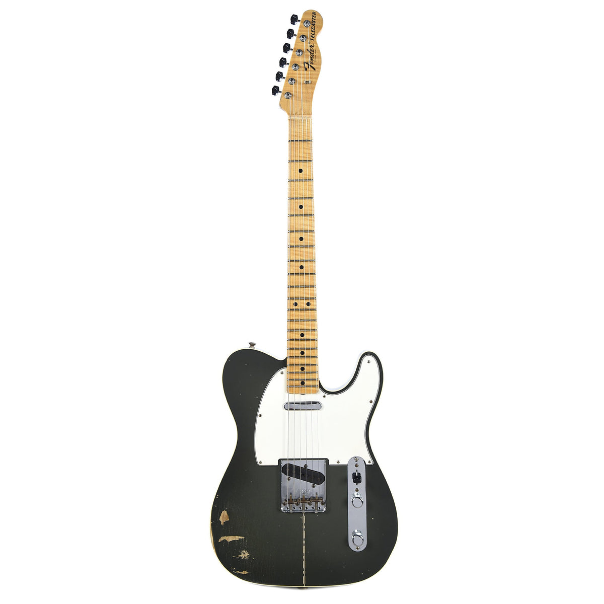 Fender Custom Shop 1967 Telecaster Luthier Olive Green Master Built by Dennis Galuszka - View 4 | MusicMarket