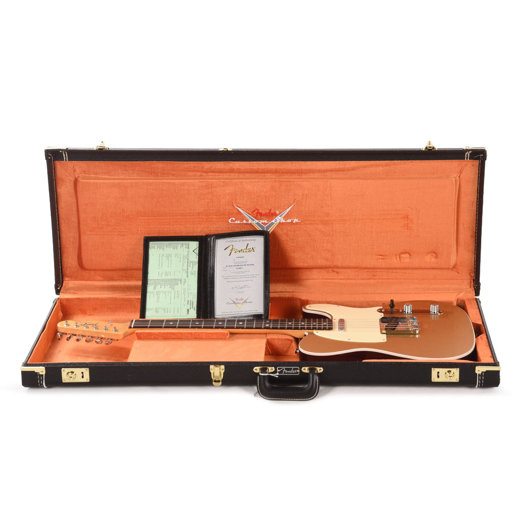 Fender Custom Shop 1968 Custom Telecaster "Chicago Special" NOS Aztec Gold Top & Back w/Oxblood Side - View 8 |