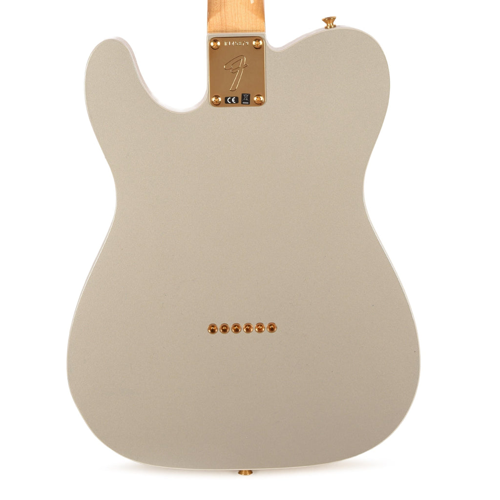 Fender Custom Shop 1968 Custom Telecaster "Chicago Special" NOS Inca Silver Top & Back w/Aztec Gold Side - View 3