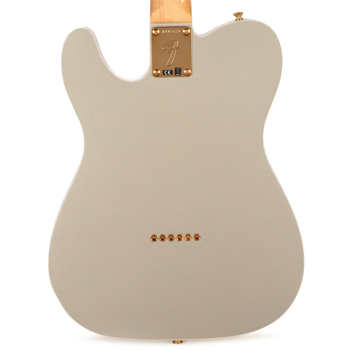 Fender Custom Shop 1968 Custom Telecaster "Chicago Special" NOS Inca Silver Top & Back w/Aztec Gold Side - View 3