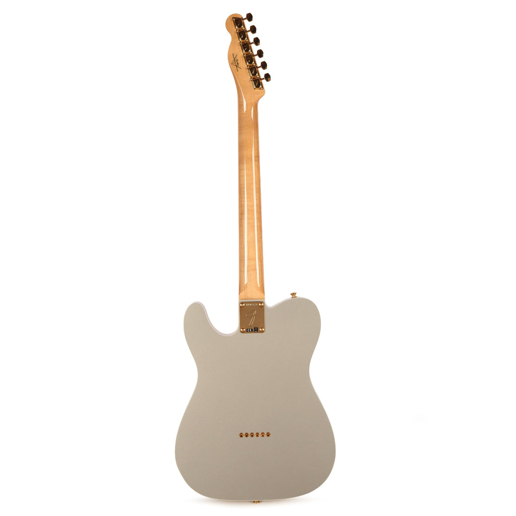 Fender Custom Shop 1968 Custom Telecaster "Chicago Special" NOS Inca Silver Top & Back w/Aztec Gold Side - View 5