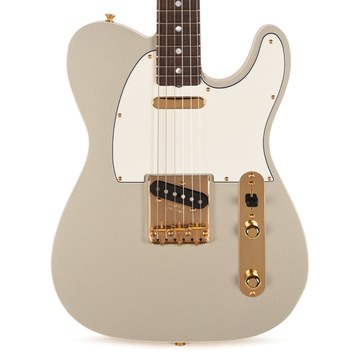 Fender Custom Shop 1968 Custom Telecaster "Chicago Special" NOS Inca Silver Top & Back w/Aztec Gold Side - View 2