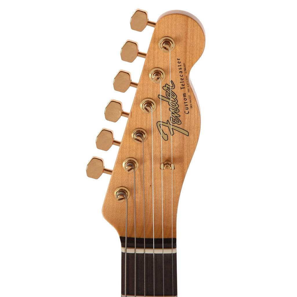 Fender Custom Shop 1968 Custom Telecaster "Chicago Special" NOS Inca Silver Top & Back w/Aztec Gold Side - View 6