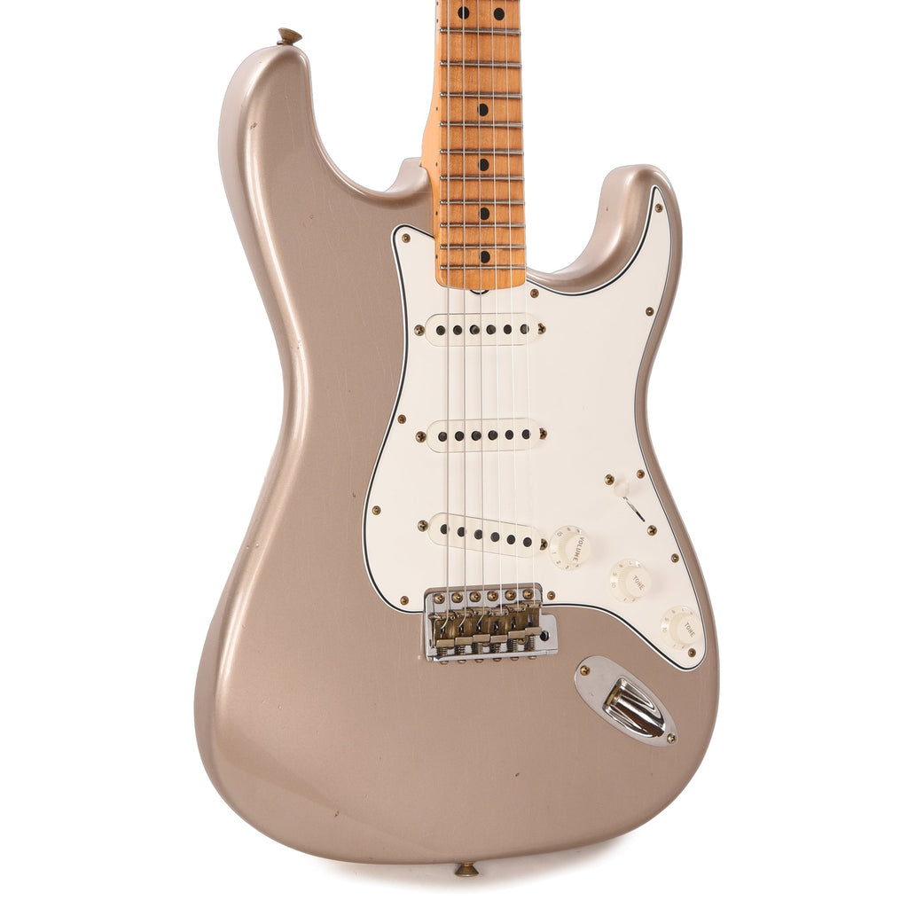 Fender Custom Shop 1969 Stratocaster Journeyman Relic Faded Shoreline Gold - MusicMarket
