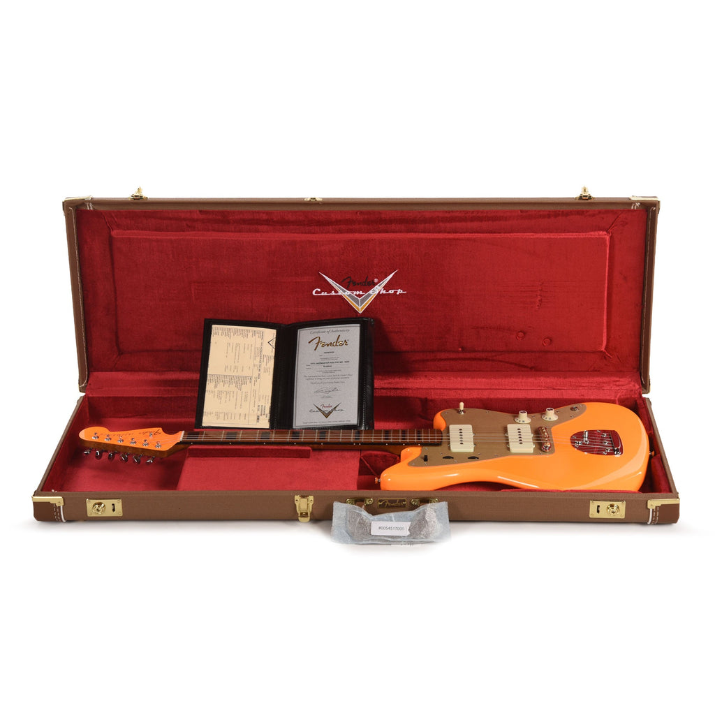 Fender Custom Shop 1970 Jazzmaster "Chicago Special" NOS Fluorescent Orange - View 8 | MusicMarket