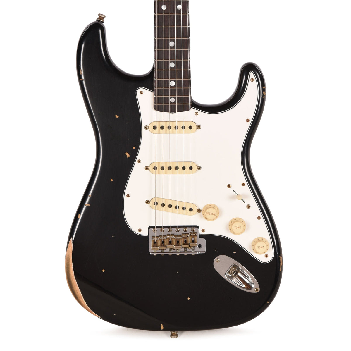 Fender Custom Shop 2025 Strat Pro Relic Black - View 2 | MusicMarket