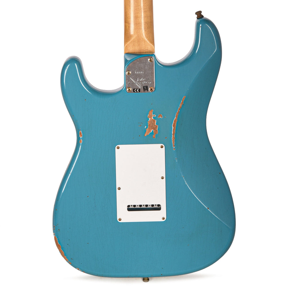 Fender Custom Shop 2025 Strat Pro Relic Taos Turquoise - View 3 | MusicMarket