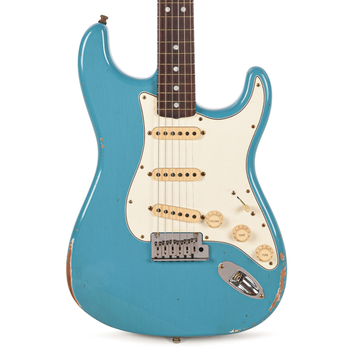 Fender Custom Shop 2025 Strat Pro Relic Taos Turquoise - View 2 | MusicMarket